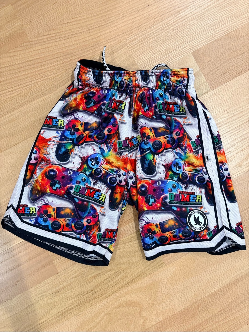 Like new Flow Society Gamer Controller Print Athletic Shorts - M